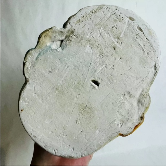 Vintage JUMBO Chalkware Elegant Bear & Penguin Piggy Bank Large 12.5” Tall - Picture 9 of 11